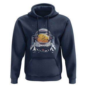 ASTRONAUT ALIEN UFO Hoodie Smoking Weed Cannabis Smokers TS01 Navy Print Your Wear
