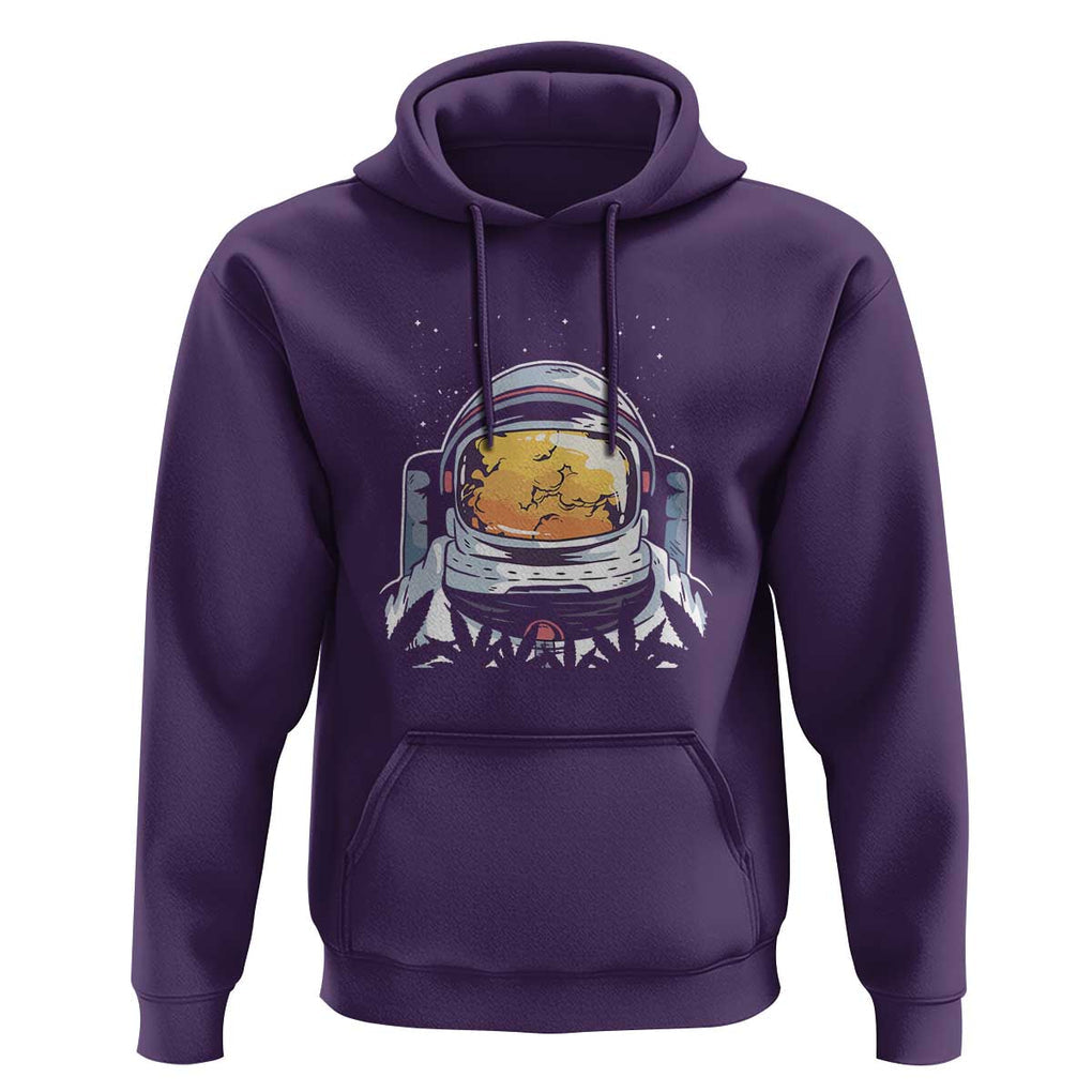 ASTRONAUT ALIEN UFO Hoodie Smoking Weed Cannabis Smokers TS01 Purple Print Your Wear