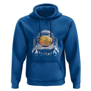 ASTRONAUT ALIEN UFO Hoodie Smoking Weed Cannabis Smokers TS01 Royal Blue Print Your Wear