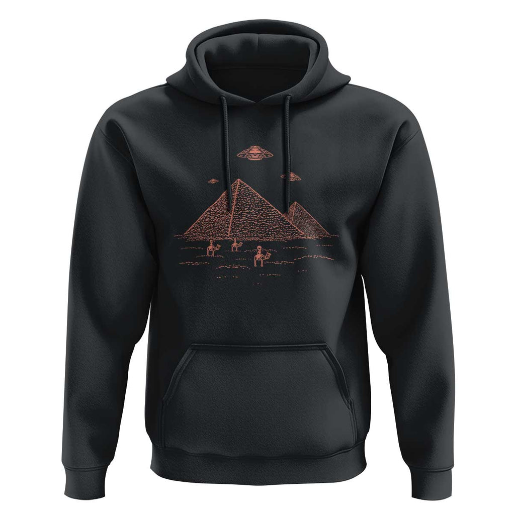 Alien Believer Saucer Cryptid Lover Extraterrestrial Beings Hoodie TS01 Black Print Your Wear