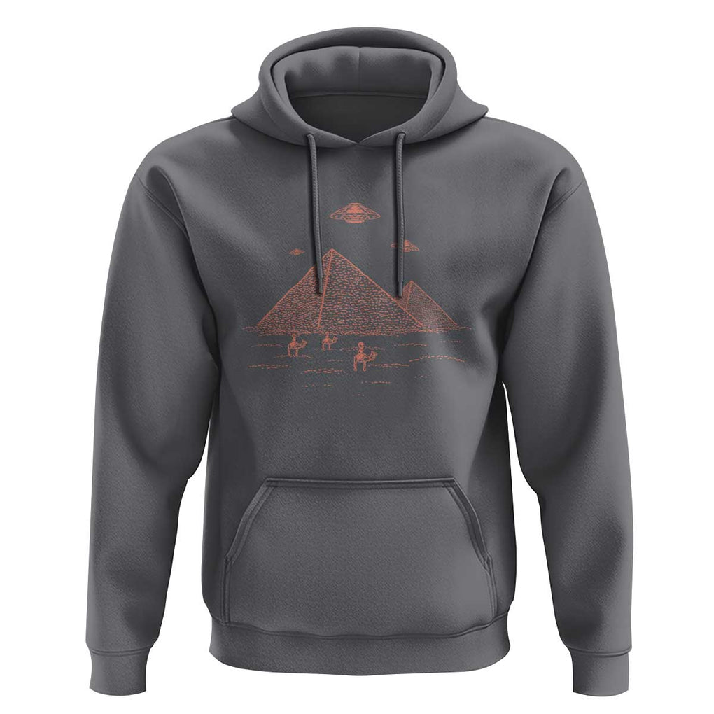 Alien Believer Saucer Cryptid Lover Extraterrestrial Beings Hoodie TS01 Charcoal Print Your Wear
