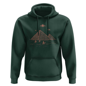 Alien Believer Saucer Cryptid Lover Extraterrestrial Beings Hoodie TS01 Dark Forest Green Print Your Wear