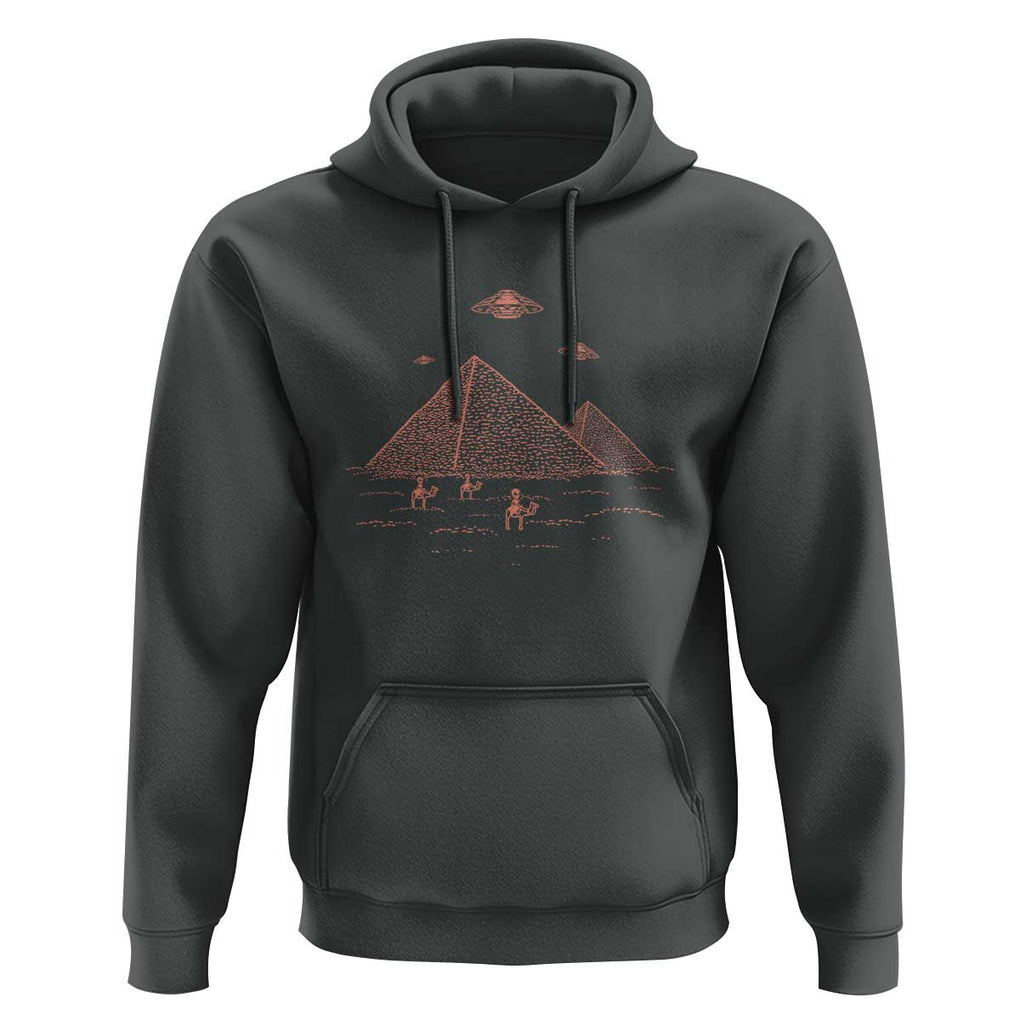 Alien Believer Saucer Cryptid Lover Extraterrestrial Beings Hoodie TS01 Dark Heather Print Your Wear