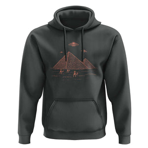 Alien Believer Saucer Cryptid Lover Extraterrestrial Beings Hoodie TS01 Dark Heather Print Your Wear
