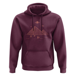 Alien Believer Saucer Cryptid Lover Extraterrestrial Beings Hoodie TS01 Maroon Print Your Wear