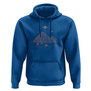Alien Believer Saucer Cryptid Lover Extraterrestrial Beings Hoodie TS01 Royal Blue Print Your Wear