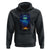 UFO Aliens Flying Saucer - Van Gogh Style - Starry Night Hoodie TS01 Black Print Your Wear