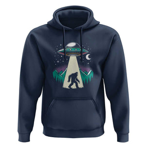 UFO Bigfoot Alien Abduction Hoodie TS01 Navy Print Your Wear