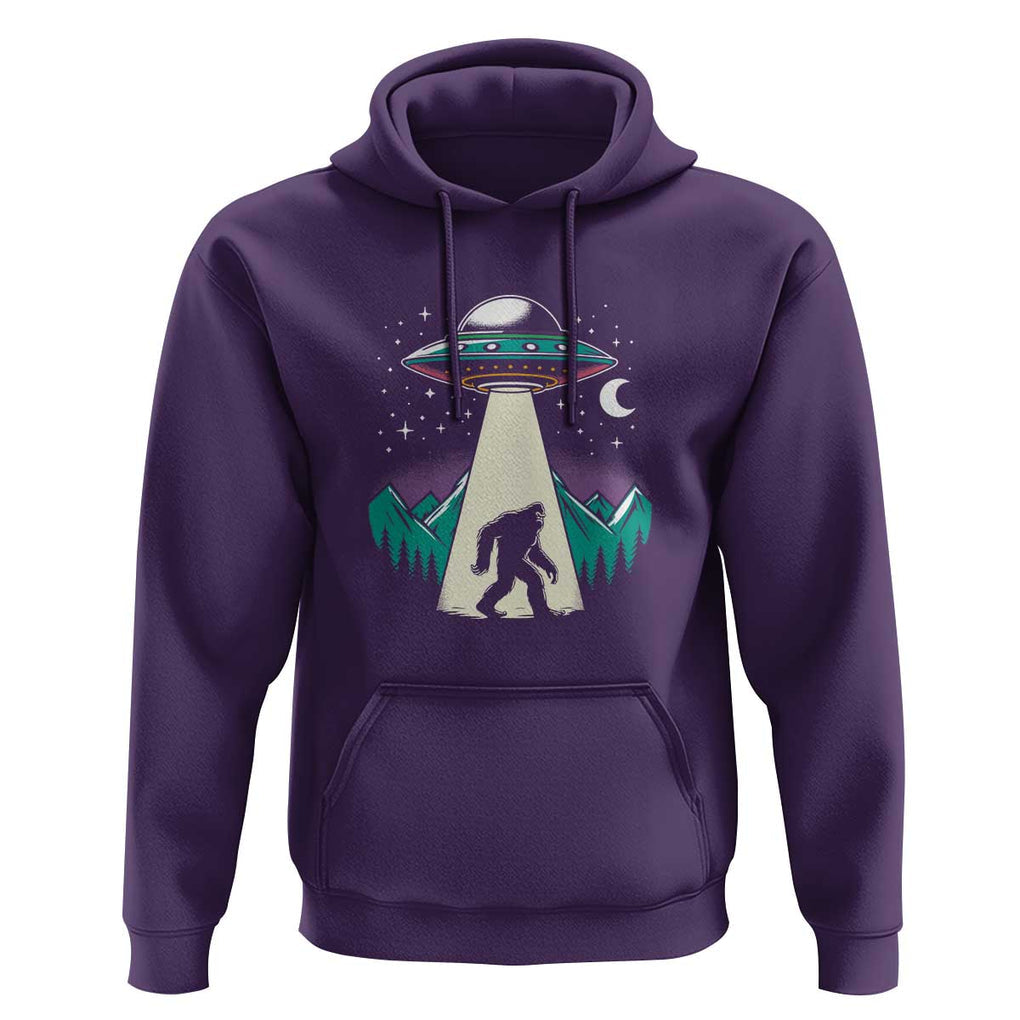 UFO Bigfoot Alien Abduction Hoodie TS01 Purple Print Your Wear