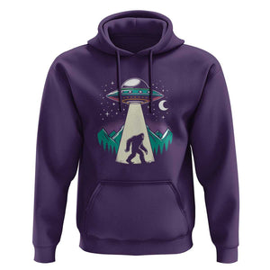 UFO Bigfoot Alien Abduction Hoodie TS01 Purple Print Your Wear