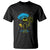 UFO Alien Just Here For The Pizza T Shirt TS01 Black Print Your Wear