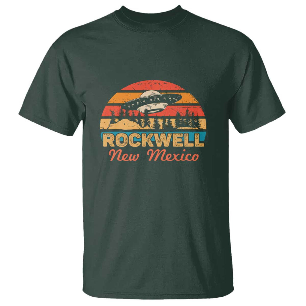Roswell New Mexico Home of the Alien Crash Site and Cover Up T Shirt TS01 Dark Forest Green Print Your Wear