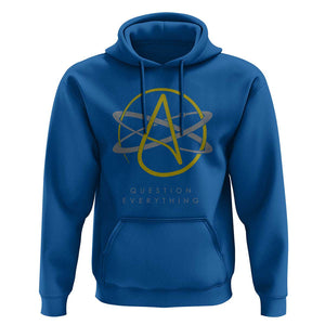Atheist Logo Atheism Hoodie Science Question Everything TS01 Royal Blue Print Your Wear