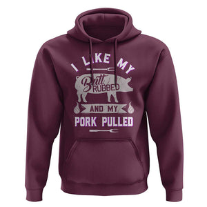 Funny BBQ Grilling Quote Pig Pulled Pork Hoodie TS01 Maroon Print Your Wear