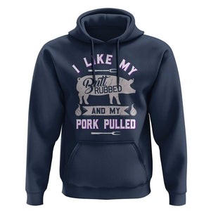 Funny BBQ Grilling Quote Pig Pulled Pork Hoodie TS01 Navy Print Your Wear