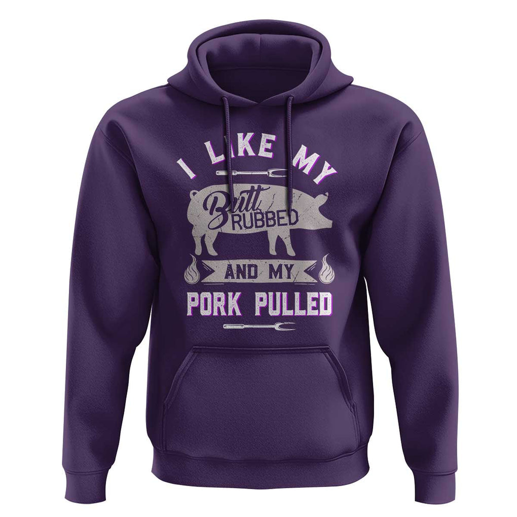 Funny BBQ Grilling Quote Pig Pulled Pork Hoodie TS01 Purple Print Your Wear