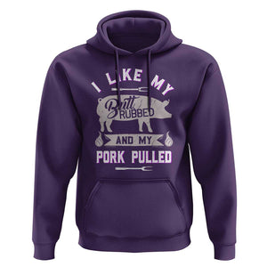 Funny BBQ Grilling Quote Pig Pulled Pork Hoodie TS01 Purple Print Your Wear