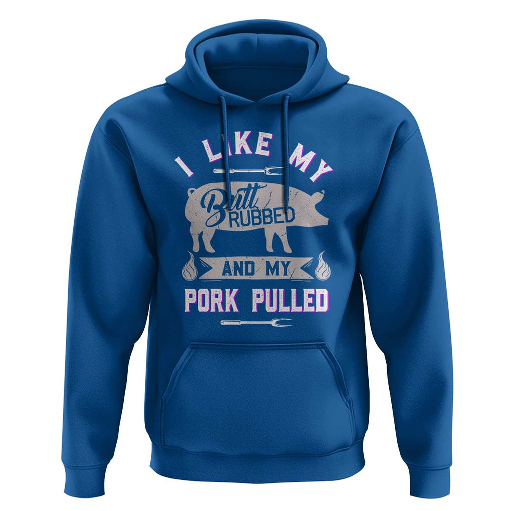 Funny BBQ Grilling Quote Pig Pulled Pork Hoodie TS01 Royal Blue Print Your Wear