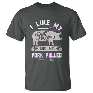 Funny BBQ Grilling Quote Pig Pulled Pork T Shirt TS01 Dark Heather Print Your Wear