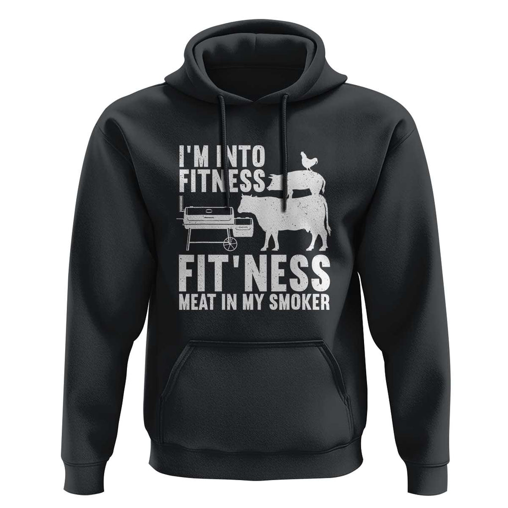 Funny BBQ Meat Smoking Art Barbeque Griller Hoodie TS01 Black Print Your Wear