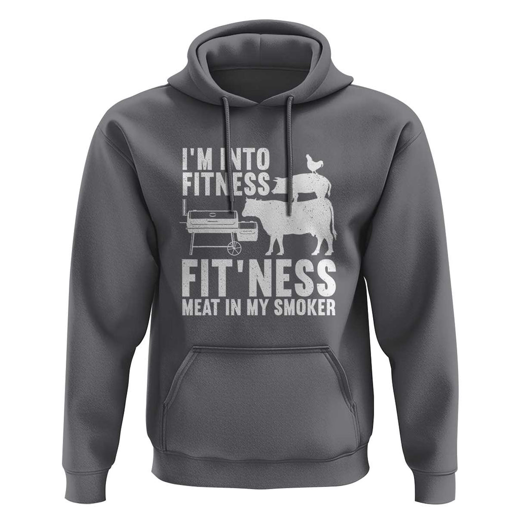 Funny BBQ Meat Smoking Art Barbeque Griller Hoodie TS01 Charcoal Print Your Wear