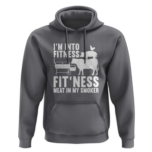 Funny BBQ Meat Smoking Art Barbeque Griller Hoodie TS01 Charcoal Print Your Wear