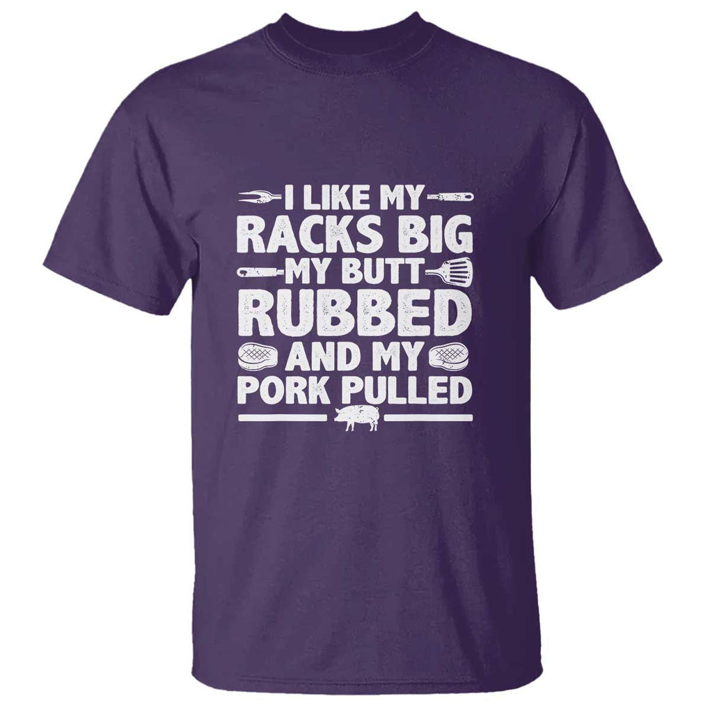 Cool Grilling Pork Rub Smoking BBQ Meat Smoker T Shirt TS01 Purple Print Your Wear