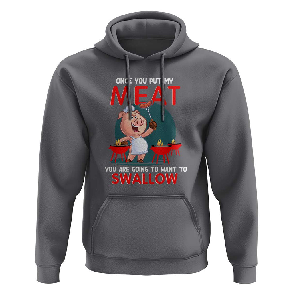 Funny BBQ Hoodie TS01 Charcoal Print Your Wear