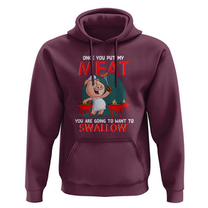 Funny BBQ Hoodie TS01 Maroon Print Your Wear
