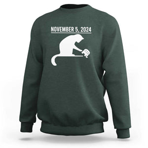 November 5, 2024 Women's Rights Sweatshirt Feminist for Women TS01 Dark Forest Green Print Your Wear