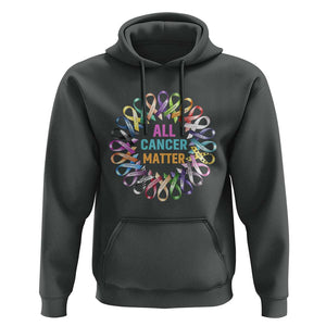 All Cancer Matters Hoodie for Health Advocacy - Support Awareness TS01 Dark Heather Print Your Wear