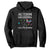 Autism Grandma Hoodie I Love My Grandson Butterfly Grandmother Love Support Accept TS01 Black Printyourwear