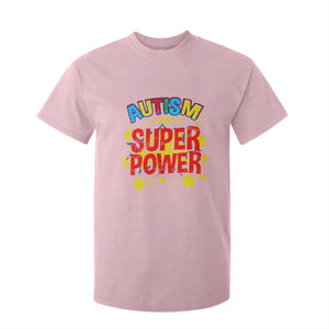 Proud Autism T Shirt For Kid My Superpower TS01 Light Pink Printyourwear