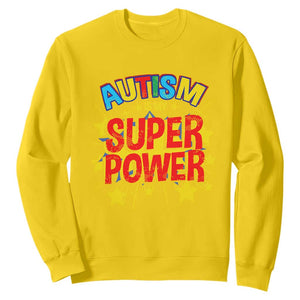 Proud Autism Sweatshirt My Superpower TS01 Daisy Printyourwear