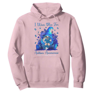 Gnome Autism Hoodie I Wear Blue For Autism Awareness Accept Understand Love TS01 Light Pink Printyourwear