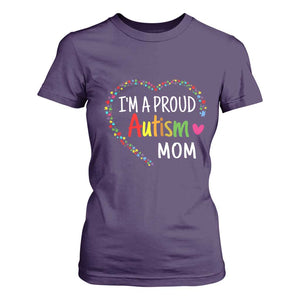 I'm A Proud Autism Mom T Shirt For Women Accept Understand Love Support Autistic Warriors TS01 Purple Printyourwear
