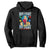 Autism Support Hoodie Her Fight is My Fight Autistic Warriors TS01 Black Printyourwear