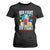 Autism Support T Shirt For Women Her Fight is My Fight Autistic Warriors TS01 Black Printyourwear