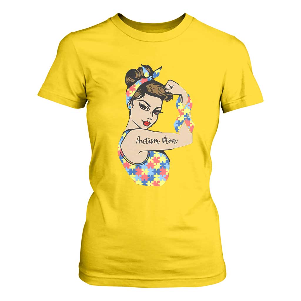 Autism Mom T Shirt For Women Strong Woman Understand Love Support TS01 Daisy Printyourwear