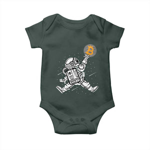 Funny Crypto Investing Baby Onesie Bitcoin HODL BTC Astronaut Trader TS02 Print Your Wear