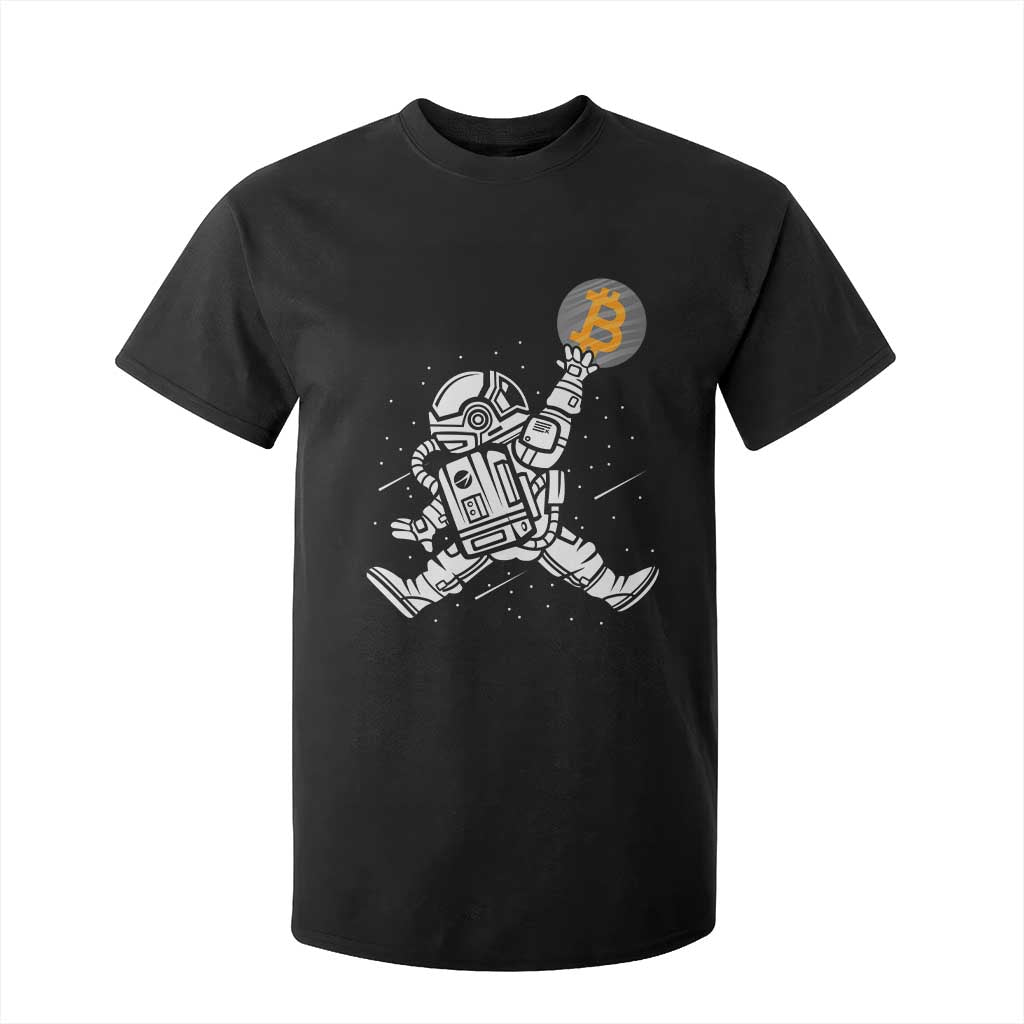 Funny Crypto Investing T Shirt For Kid Bitcoin HODL BTC Astronaut Trader TS02 Black Print Your Wear