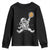 Funny Crypto Investing Youth Sweatshirt Bitcoin HODL BTC Astronaut Trader TS02 Black Print Your Wear