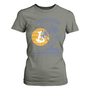 Funny Crypto Investing T Shirt For Women Bitcoin My Retirement Plan TS02 Military Green Print Your Wear