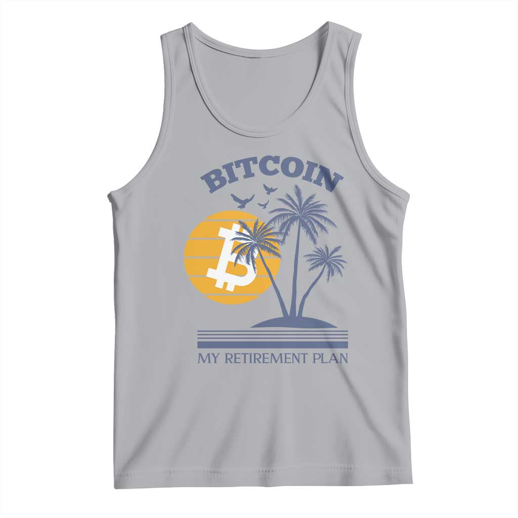 Funny Crypto Investing Tank Top Bitcoin My Retirement Plan TS02 Athletic Heather Print Your Wear