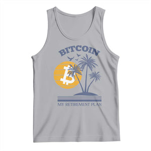 Funny Crypto Investing Tank Top Bitcoin My Retirement Plan TS02 Athletic Heather Print Your Wear