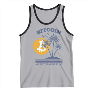 Funny Crypto Investing Tank Top Bitcoin My Retirement Plan TS02 Athletic Heather Black Print Your Wear