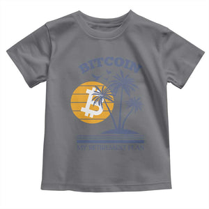Funny Crypto Investing Toddler T Shirt Bitcoin My Retirement Plan TS02 Charcoal Print Your Wear