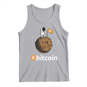 Funny Crypto Investing Tank Top Bitcoin BTC Crypto to the Moon Graphic Featuring Astronaut TS02 Athletic Heather Print Your Wear