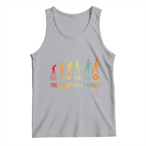 Funny Crypto Investing Tank Top The Evolution Of Money Bitcoin BTC Cryptocurrency TS02 Athletic Heather Print Your Wear