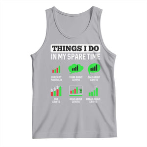 Funny Crypto Investing Tank Top Things I Do In My Spare Time Trading TS02 Athletic Heather Print Your Wear